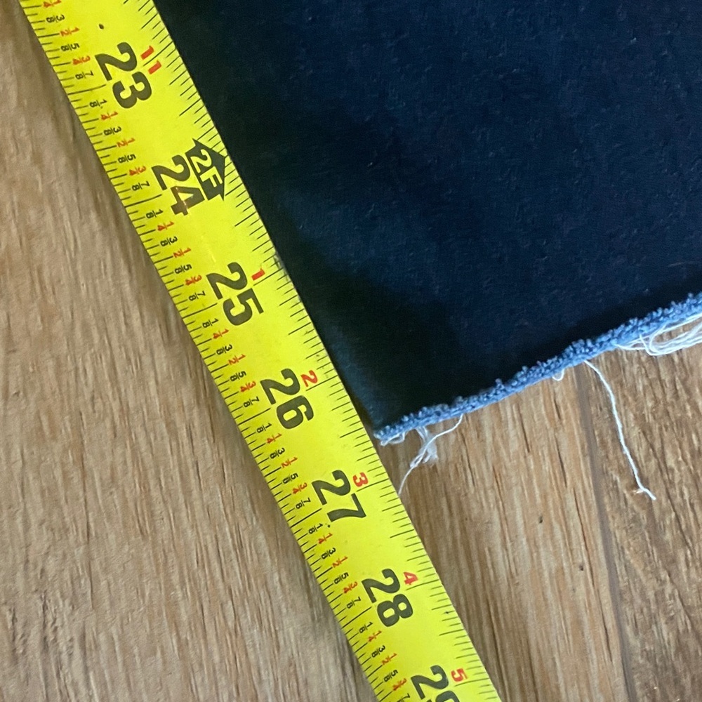 MOTHER Mother High Waisted Looker Ankle Looker Fray Night Owl Size 27 - Picture 13 of 14